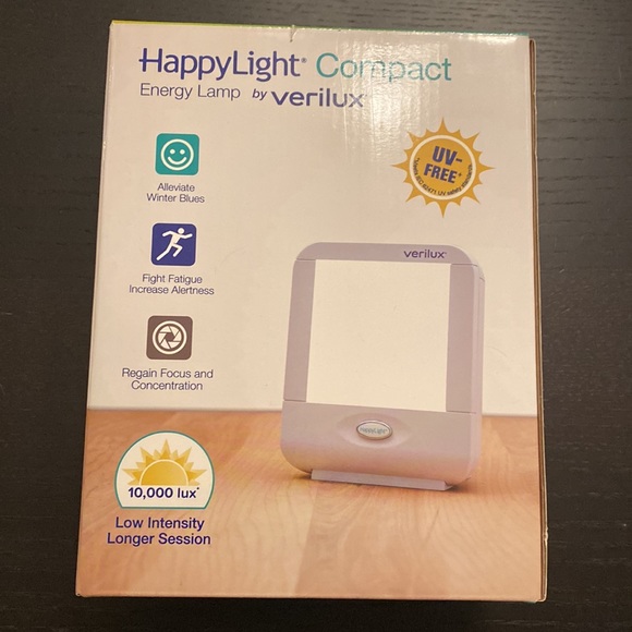 NIB Verilux HappyLight VT10 Compact White Light Mood - Picture 5 of 5